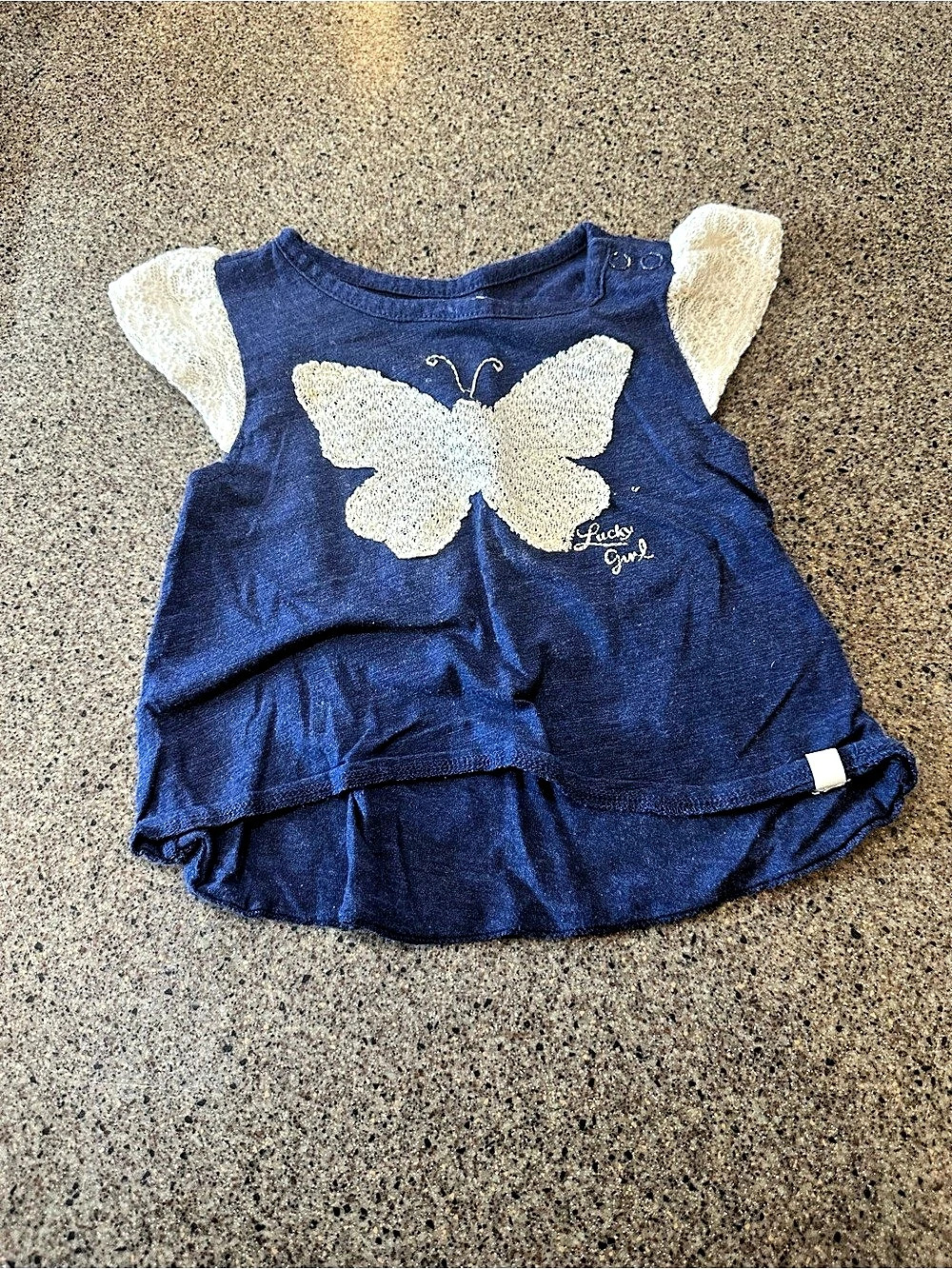 Girls Butterfly shirt Size 18M